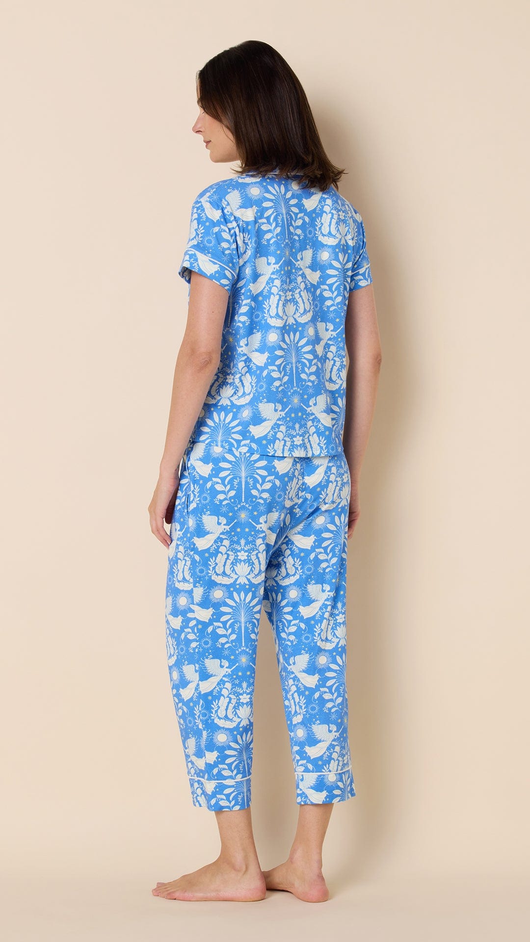 Angels Among Us Pima Knit Capri Set
