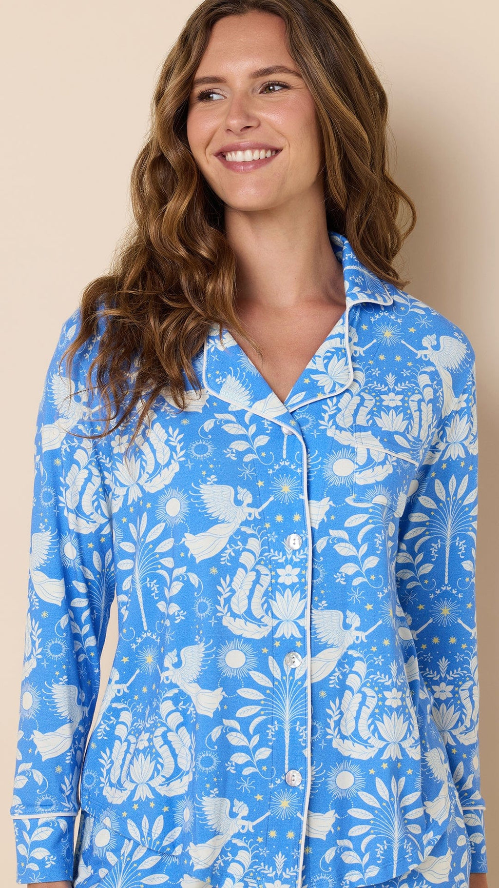 Angels Among Us Pima Knit Long-Sleeved Pajama