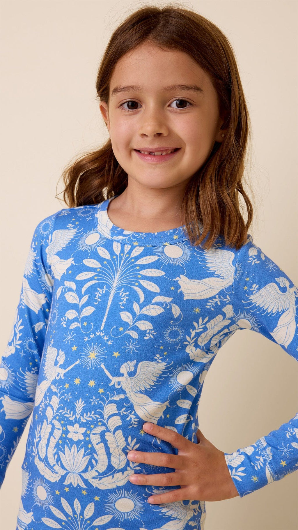 Angels Among Us Kids Pima Knit Pajama